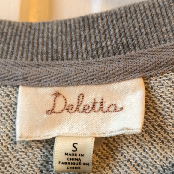 Anthropologie Deletta Beaded Open Shoulder Sweater - Picture 4 of 4